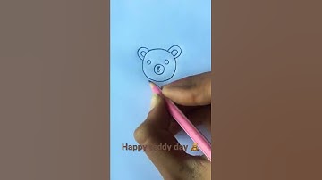 Happy teddy day 🧸#teddyday #happyteddyday #art #drawing