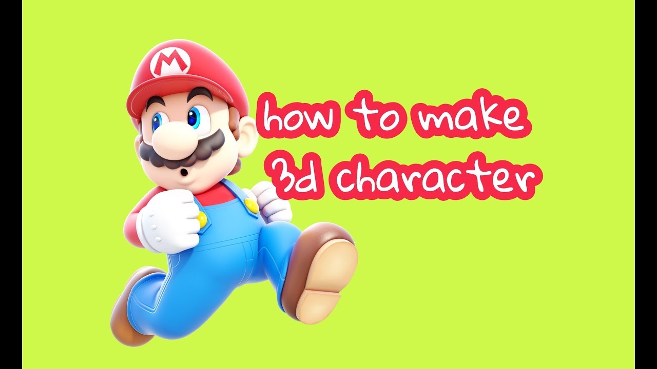 How to make 3d character/how to make 3d character in blender - YouTube