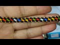 kum boncuk kolay harika bileklik yapımı #bileklik #bileklikyapımı bead bracelet making 😍