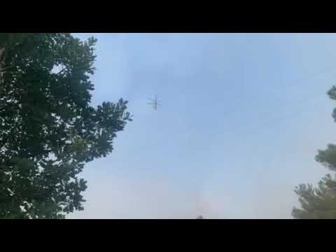 Ελικόπτερα δίνουν συνέχεια μάχη με τις φλόγες