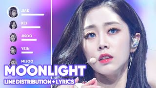 Lovelyz - Moonlight (Line Distribution + Lyrics Color Coded) PATREON REQUESTED