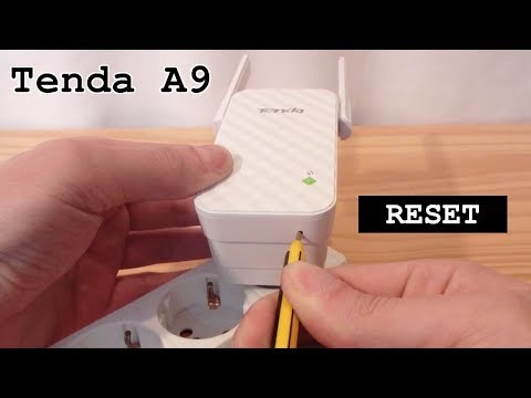 Tenda A9 Wi-Fi Extender • Factory Reset