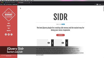 Drupal + Sidr: Accessible Mobile Menus – An Introduction