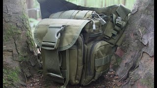 G4Free Tactical Messenger Bag EDC Sling Pack. As Good As Maxpedition Versipack?