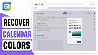 How to Fix Missing Custom Colors in Google Calendar (2026 Palette Recovery)