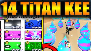 14 Tane Titan Petimiz Oldu - 200 Tane Egg Açtım / Roblox Pet Simulator 99