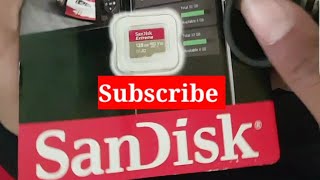 Unboxing Sandisk Extreme V30 128 gb memory card #shorts #youtubeshorts #viralshorts #128gbsdcard