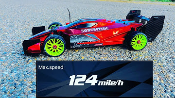 Arrma limitless v2 4s 124mph