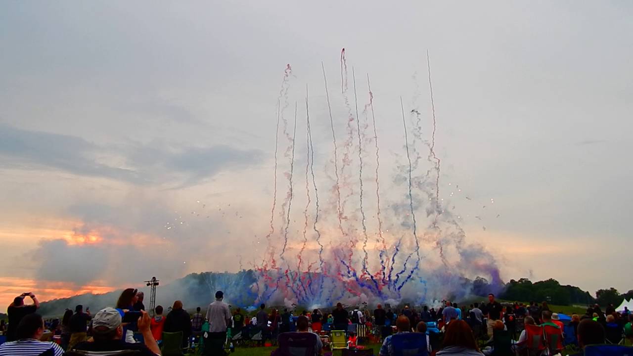 Pyrofest May 29 2016 PyroFest Military Tribute and National Anthem Daytime ...