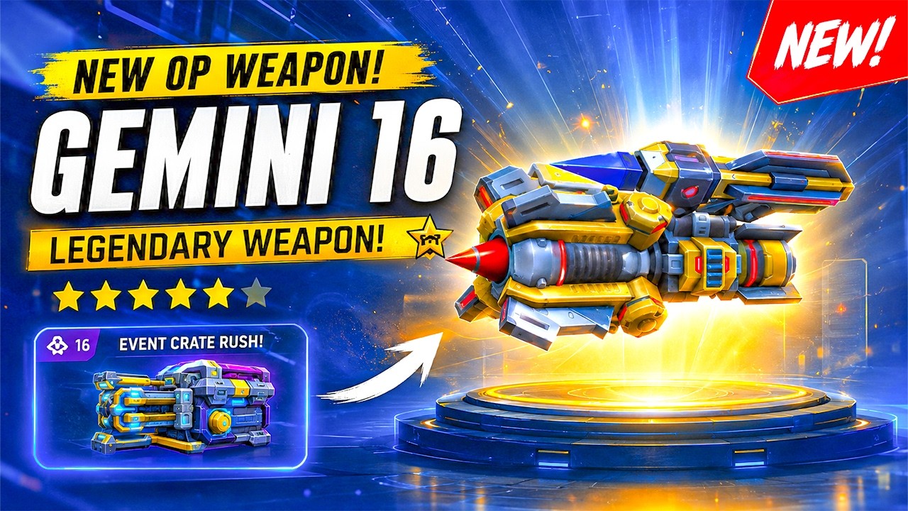 I Unlocked Gemini 16 From the New Crate Rush 😍🔥 || Mech Arena PC