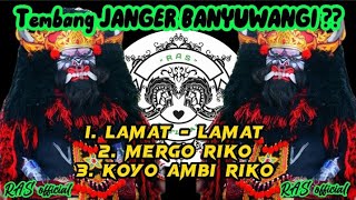 TEMBANG JANGER ?? ,, lamat - lamat ,, MERGO RIKO ,, koyo ambi riko 😱‼️