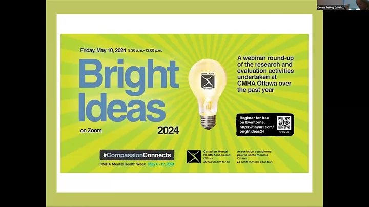 Bright Ideas 2024: CMHA Ottawa's annual research and evaluation highlights