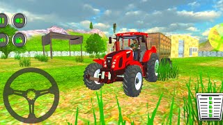 Hill Cargo Tractor Trolley Simulator Farming - Tractor Trolley driving - Android Gameplay 2022 screenshot 1