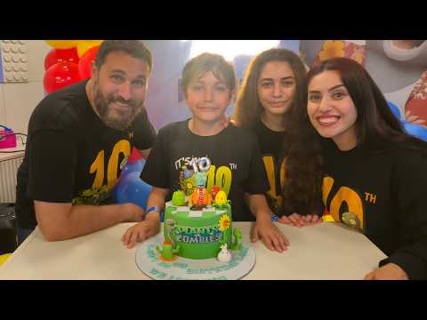 Zack's Happy 10th Birthday Party at the Indoor Playground! Amazing