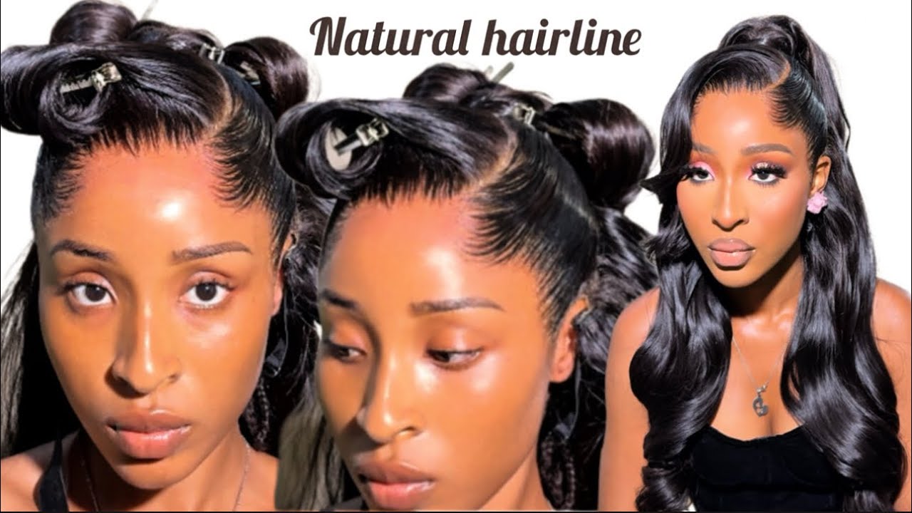 NATURAL HAIRLINE FRONTAL INSTALLATION/ HOW TO ACHIEVE A NATURAL LOOKING ...