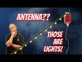 The stealth ham radio antenna the hoa will never find   its a decoration light long wire antenna