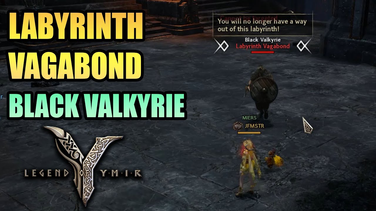 Black Valkyrie Labyrinth Vagabond LEGEND OF YMIR