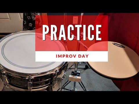drum-improv-on-a-practice-pad