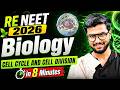 RE-NEET 2026 Biology 🔥 Cell Cycle &amp; Cell Division in 8 Minutes | Quick Revision