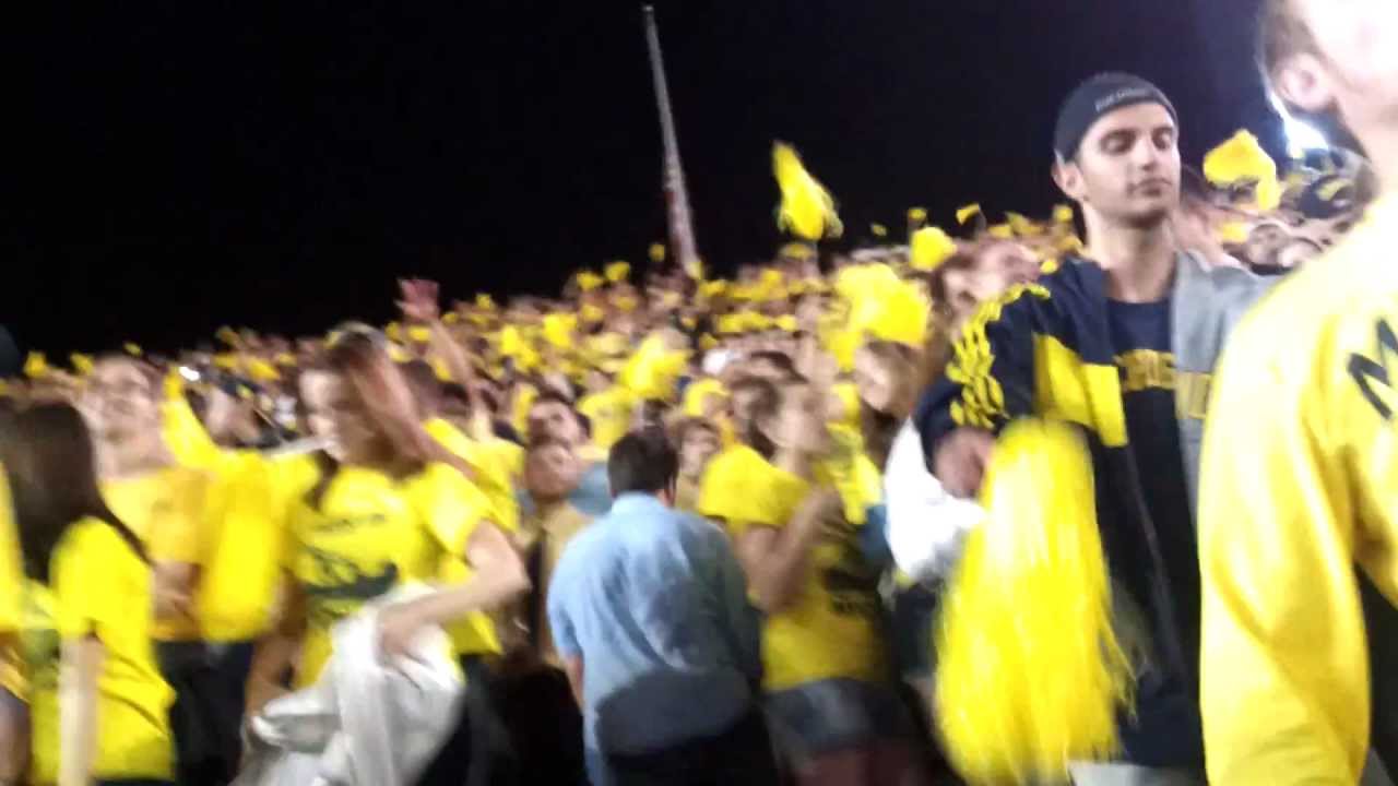 Big House Exit Michigan v. Notre Dame 2011