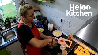 Ep2. #HelloKitchen | Cartofi umpluți la cuptor cu cașcaval și bacon