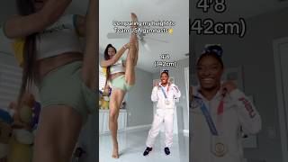 I tower over ALL of them😳￼ #tallgirl #gymnastics