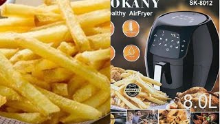 القلاية الهوائية سوكاني١٨٠٠وات رأيي بعد التجربه بما يرضي الله  airfryer قرنبيط فراخ بانيه بطاطس