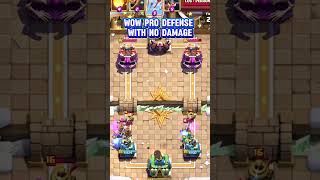 Clash Royale - Pro Defense without Tower Damage
