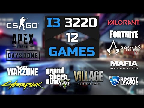 I3 3220 in 2021 | intel core i3 3rd generation test in 12 Games
