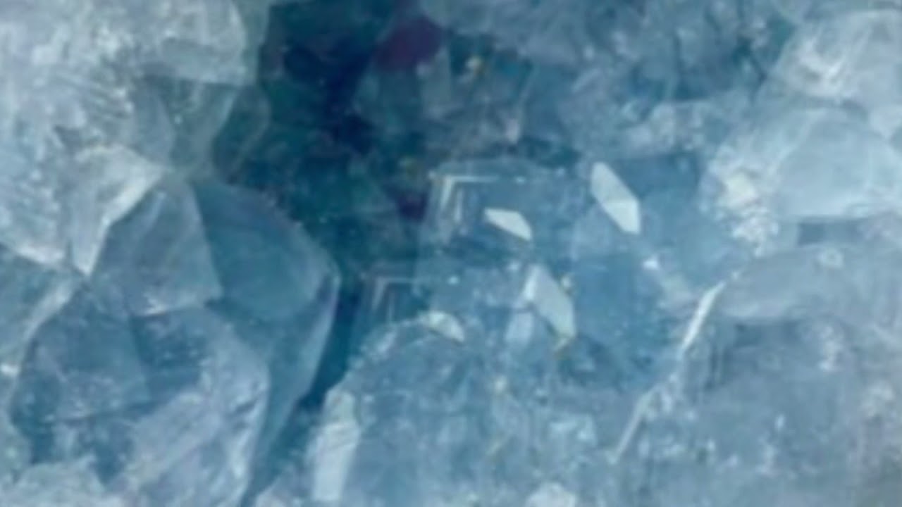 Archangel Michael MEDITATION WITH Celestite Geode 