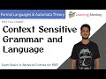 Context sensitive grammar and language  lesson 79  finite automata  learning monkey 