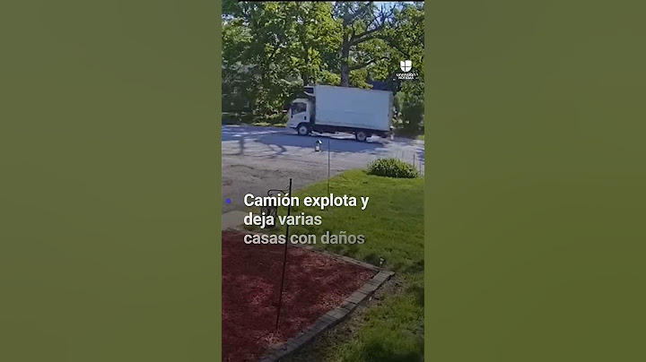 ⚠️ Así fue el impactante momento en el que un camión explotó y dejó varias casas dañadas