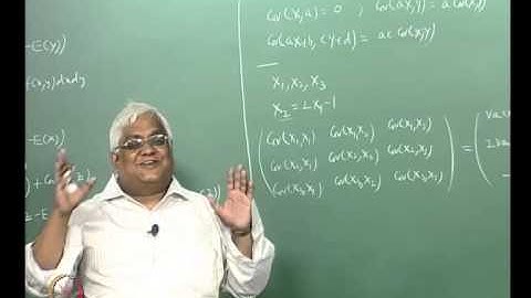 Mod-06 Lec-36 Basics of Statistics, Covariance, and their Properties