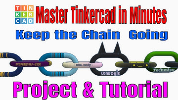 Keep the Chain Going Tinkercad project and Tutorial