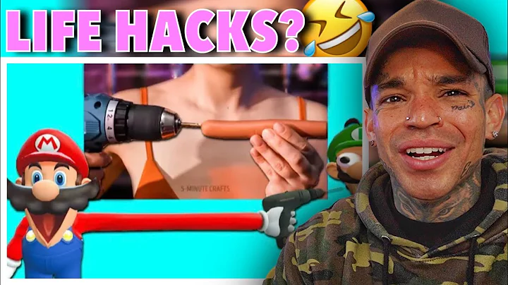 SMG4 - Mario Tries Life Hacks 2 ft. Luigi [reaction]