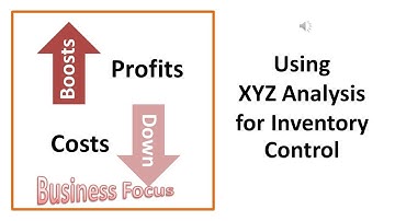 Using XYZ Analysis for Inventory Control