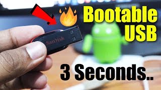 how to make fast bootable usb pendrive without cmd or software