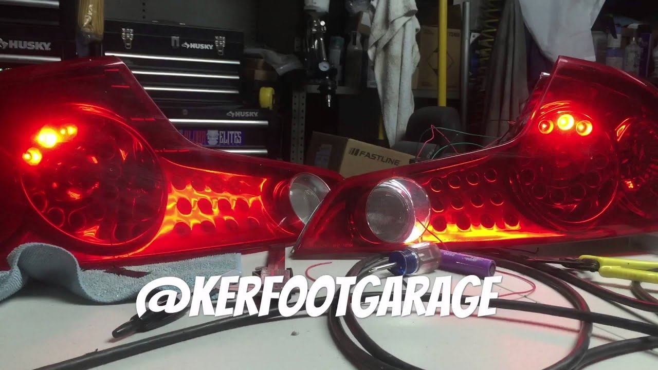 G35 Coupe Sequential Tail Lights YouTube