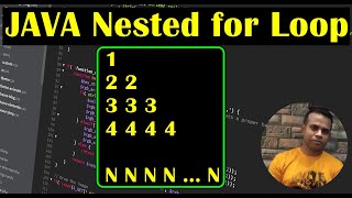 What is Nested For Loop in JAVA | How is it Work | Example-2 in Java | Class#44