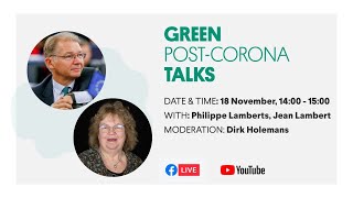 Green Post-Corona Talks with Philippe Lamberts and Jean Lambert