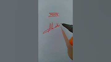Mohin name writing short video