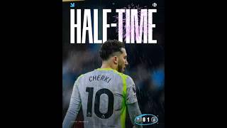 Burnley vs Manchester city 0-1 Half-time Results#fyp #shorts