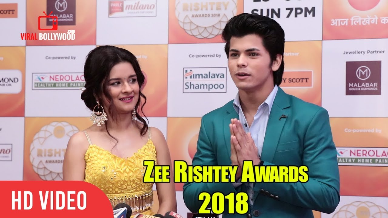 Avneet Kaur & Siddharth Nigam At Zee Rishtey Awards 2018 | #ZeeAwards2018