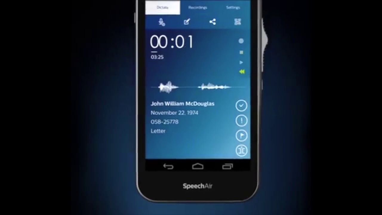 The Philips SpeechAir Slide Switch Control