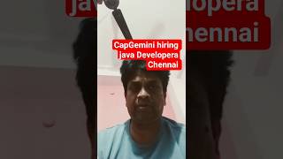 Capgemini Hiring Java Developer | Spring Boot Microservices | Chennai Jobs 2026