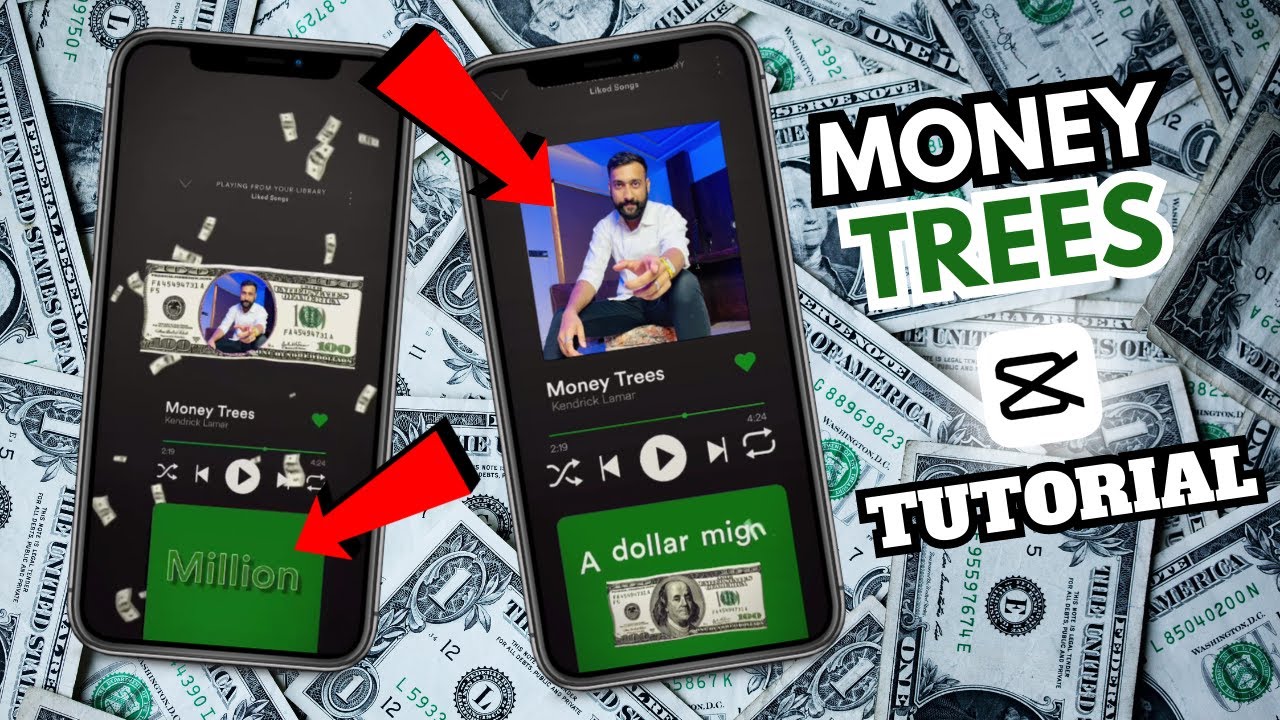 MONEY TREES TRENDING REELS EDITING TUTORIAL | CAPCUT APPLICATION