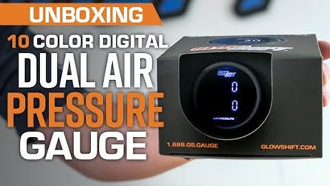 Unboxing | GlowShift 10 Color Digital Series Dual Air Pressure Gauge