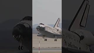 This is How The Space Shuttle landed after being in Space #shorts