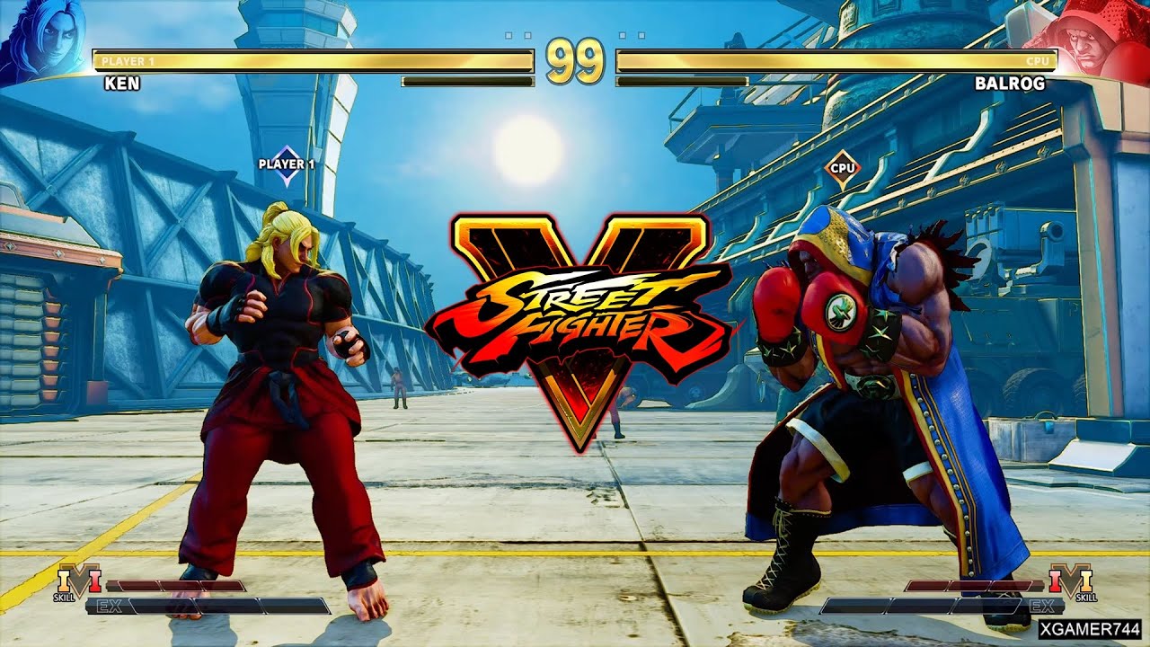 Street Fighter V - Ken Vs. Balrog (LEVEL8)