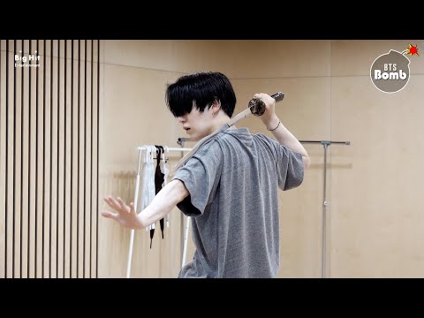 [BANGTAN BOMB] SUGA's Daechwita Sword Dance Practice - BTS (방탄소년단)
